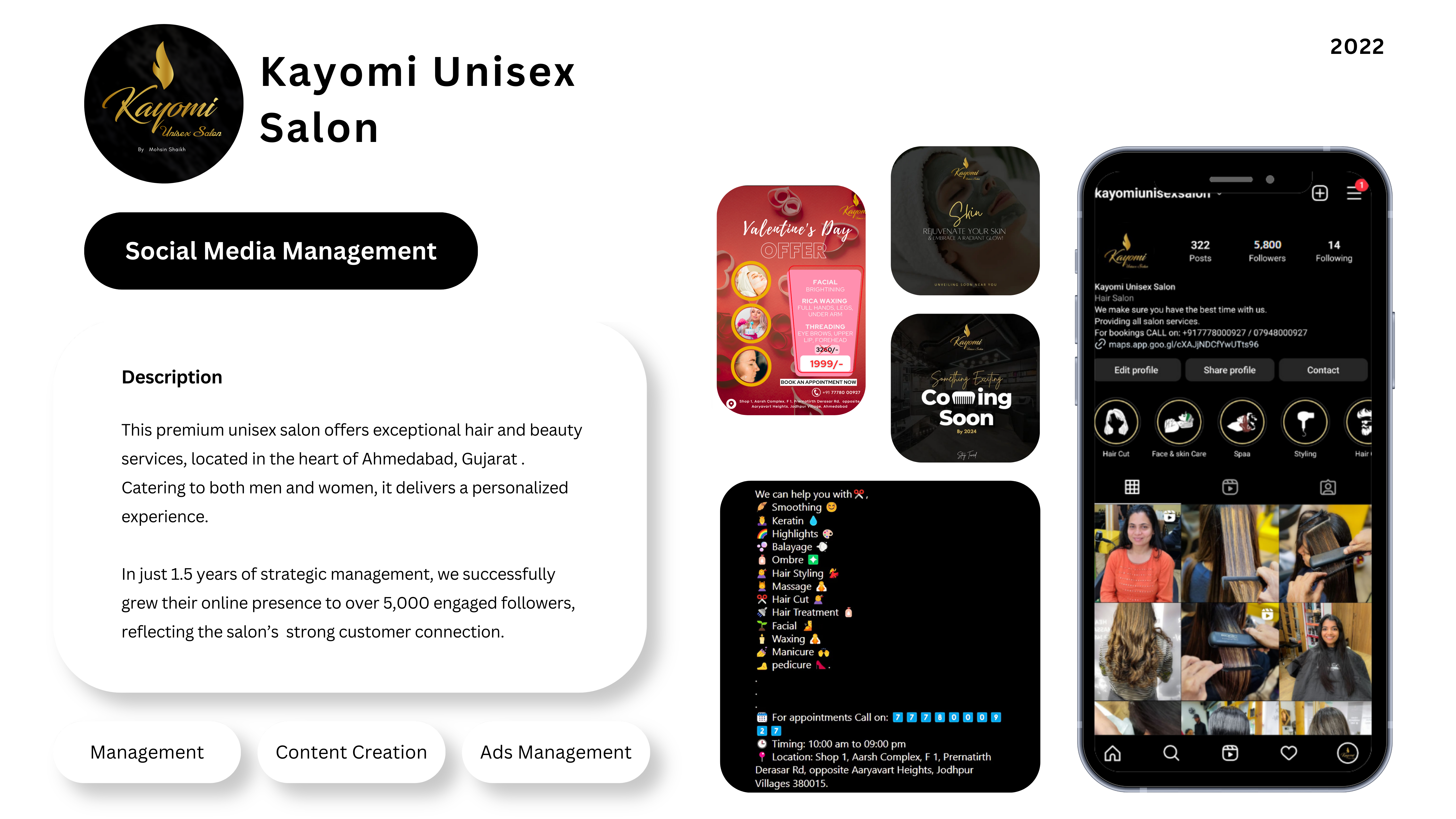 Example of Social Media Management