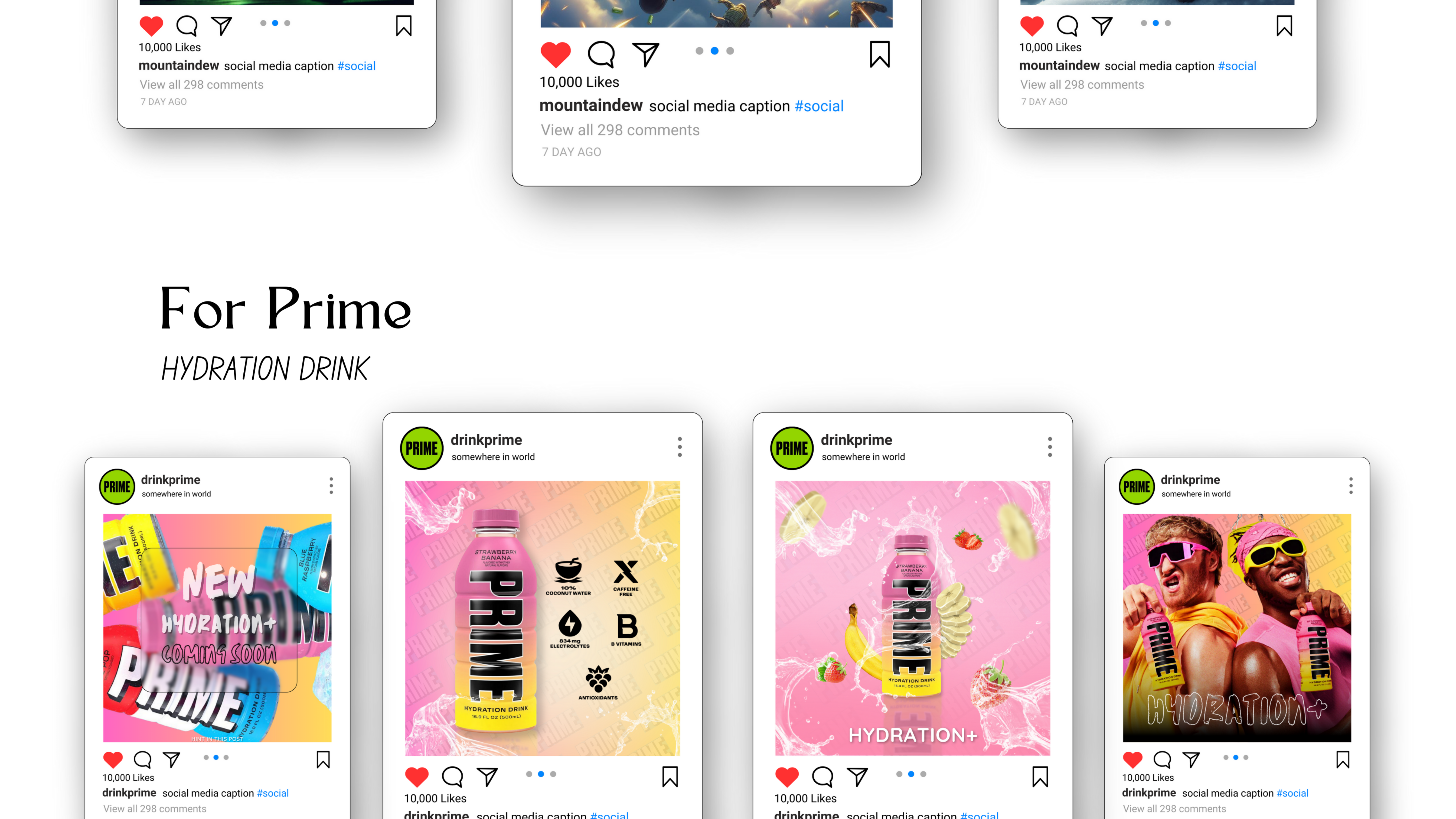 Example of Social Media Post Design