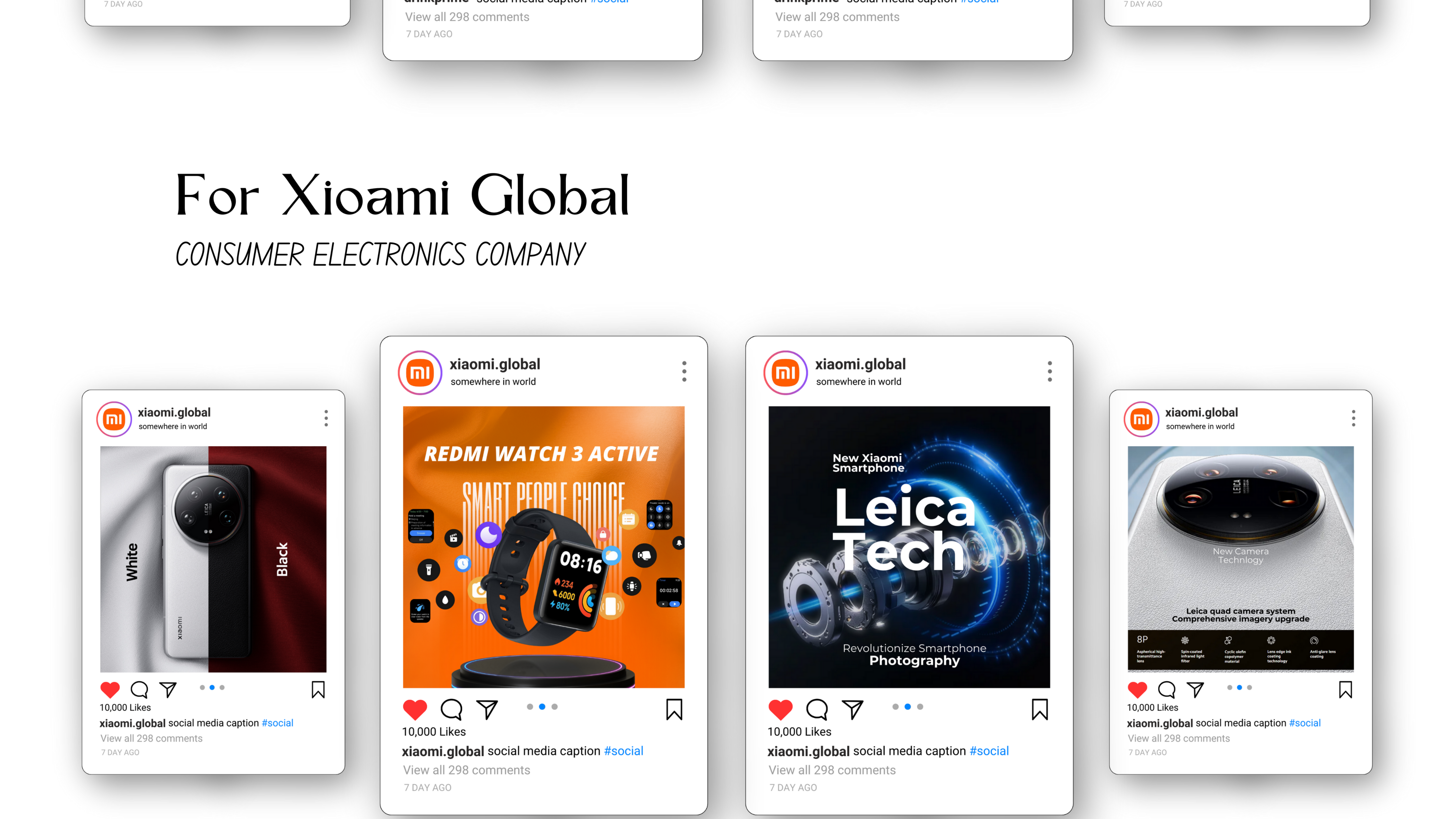 Example of Social Media Post Design