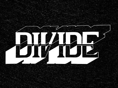 Divide illustrator typography