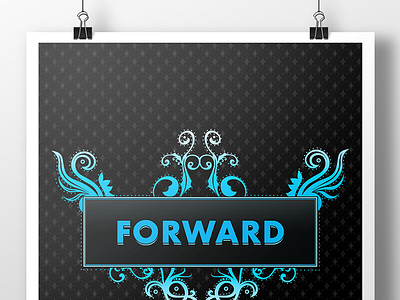 Forward forward pattern poster