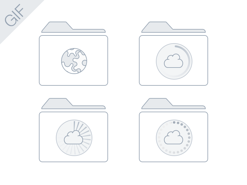 Browse thousands of Folder Gif images for design inspiration | Dribbble