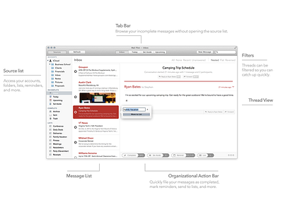 Tour the Interface — Mac app app store client email inbox mac mail pilot osx
