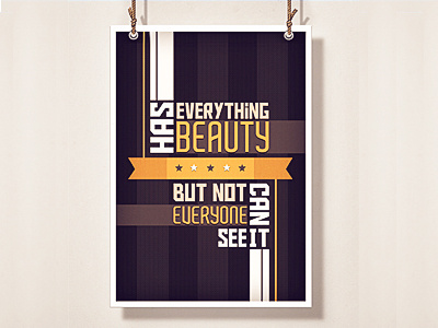 Poster flyer poster poster design poster template ring rope string stripes typography wall