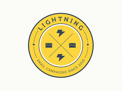 Lightning Logo for Hallway Studios brand campaigns circle design development email hallway icons idea logo marketing