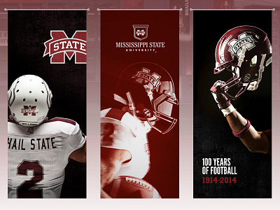 MSU Banners 02 banners bulldogs college print sports stadium team university