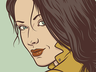 April O'Neil illustration portrait