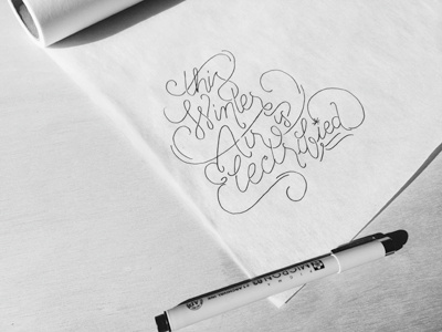 winter air handlettering lettering lyrics micron sketch typography winter