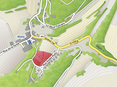 Land Map (rendering test) carte cartographisme city design illustration land land map map street vector