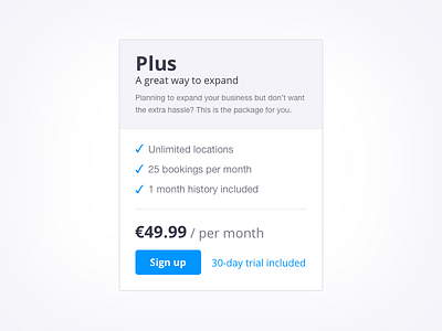 Pricing plan button pricing pricing table table web web design webdesign