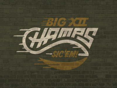 Sic'em bears football logo sports wallz