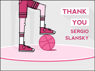 Thank You dribbbleinvite dribbledebut firstshot thankyou