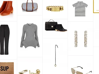 Fashion Site Store Layout design photoshop ui ux web
