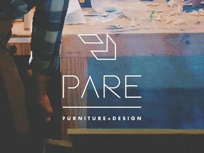Pare Logo architectural logo p woodworking