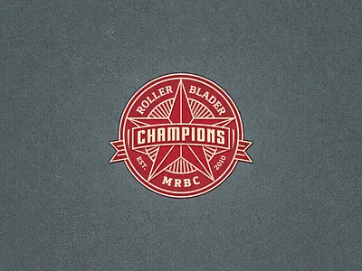 MRBC Badge ... badge lettering logo retro style type typo typography vector graphic