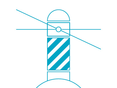 Lighthouse blue illustration lighthouse ocean sea vector