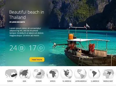 Traveling webiste blog gui photography portfolio travel ui webdesign website