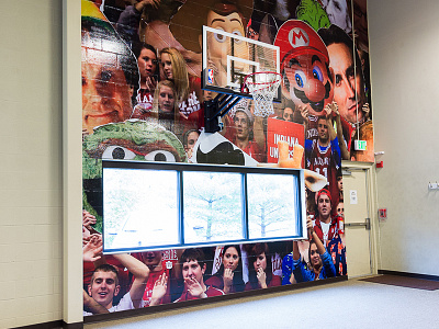 Big Head Mural basketball indianapolis iu mural perq