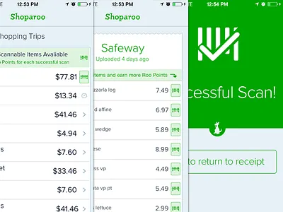 Shoparoo Barcode Scanning app barcode earn ios ios app mobile receipts scanning schools shoparoo shopping shopping app