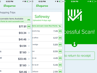 Shoparoo Barcode Scanning app barcode earn ios ios app mobile receipts scanning schools shoparoo shopping shopping app