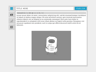 WordPress Front End Editor - Concept flat flat wordpress front end editor wordpress wordpress concept