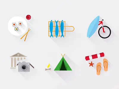 Flat icons deb design flat icon icons illustration ios moss mossdeb portugal sardine