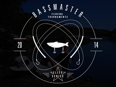 Bassmaster 2014 bassmaster elite series fishing illustrator logo photoshop redesign vector