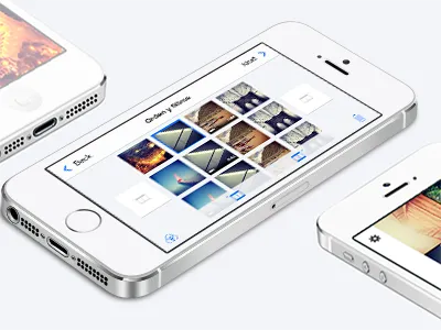 Video App app ios ios7 video app white