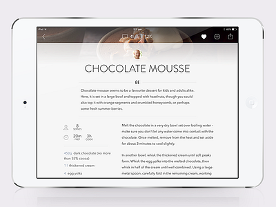Cook - Recipe View cook cook book ios7 ipad recipe
