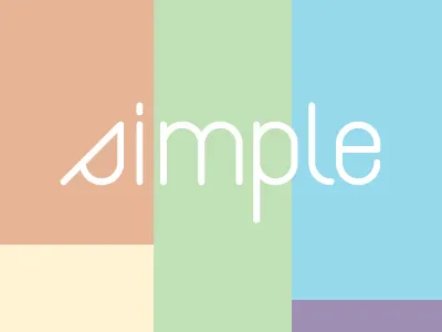 simple type specimen geometric light minimal type