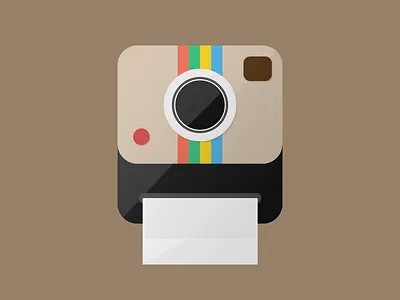 Instagram flat icon camera flat foto icon instagram oldcamera photo polaroid vintage