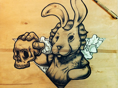 Rabbit rabbit rotring skull