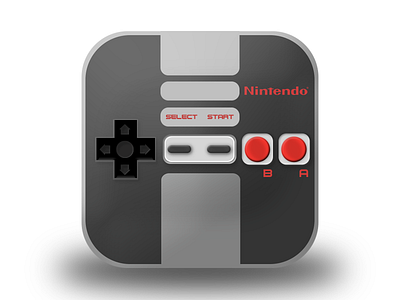 Nes 8 bit pad icon 8 bit apple controller icon icondesign iphone nes nintendo pad real retrogames videogame