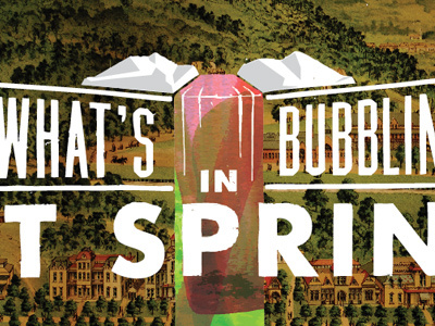 What's Bubbling in Hot Springs arkansas futura hot springs lettering muncie