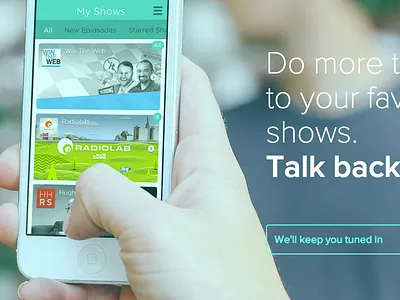 Noise app coming soon radio signal talk