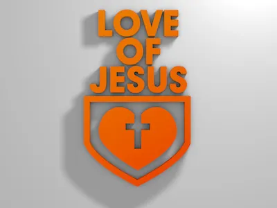 Love of Jesus c4d highland church logo series