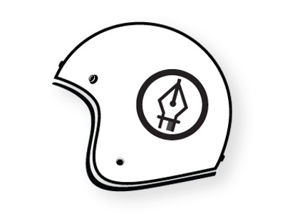 Helmet design illustration