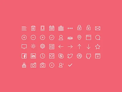Clique Icons app branding focus lab icons iphone app