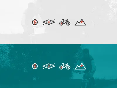 Sports icons nature bike canoe compass icon icons mountain nature safari sports