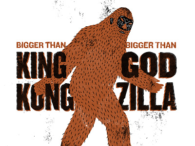 Bigfoot bigfoot illustration