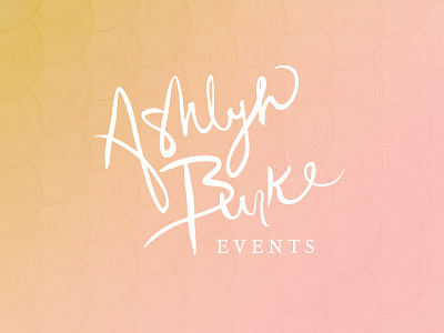 Ashlyn Burke Branding Concept 2 - Brush Pen brush pen logo option 2