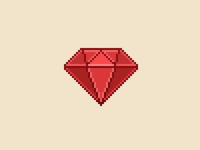 Pixel Ruby [GIF] animated gif gem pixel art ruby ruby on rails sparkle