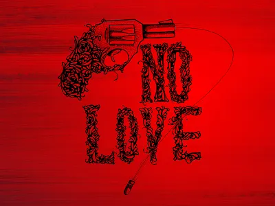 Nolove Wallpaper 800x600 art black bullet gun hand drawn ink no love photoshop red wallpaper