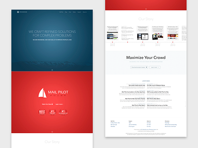 Redesign live company design mindsense redesign web website