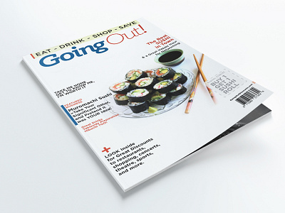 Going Out! - Cover Layout cover going out layout logo mag magazine mock up sample test