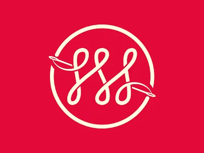 HHISA art costure handmade homemade line logo needle needlework seam