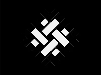 Weave 2 geometric identity logo mark pattern symbol weave