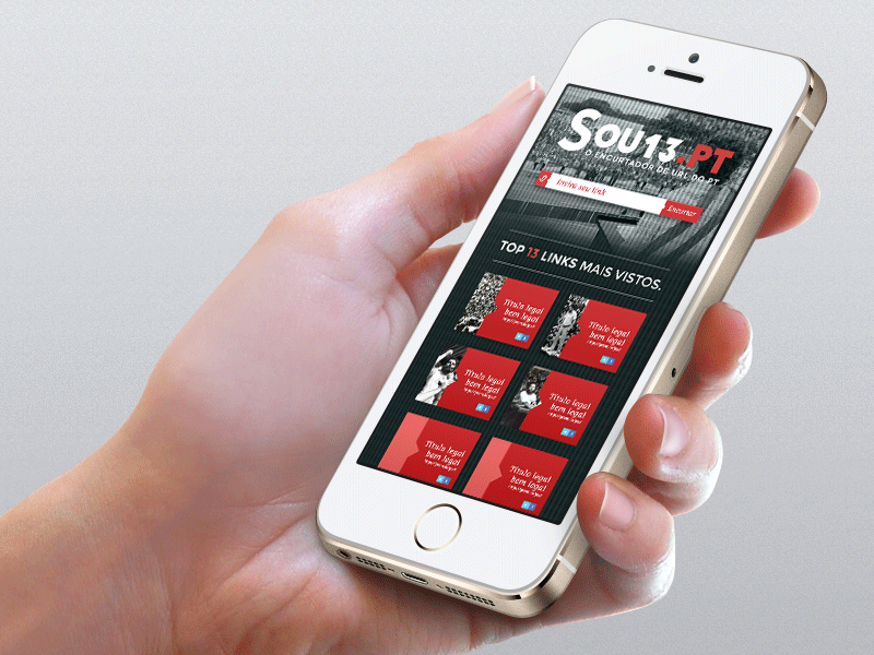 Soupt.13 url shortener app design flat icon mobile site web