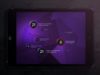 Concept app application dark dashboard interface ios ipad ui user interface