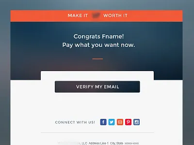 Email Template email marketing splash page template